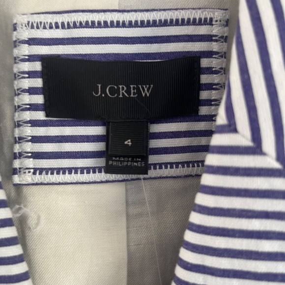 J. Crew Blue and White New With Tags Blazer - Picture 3 of 5